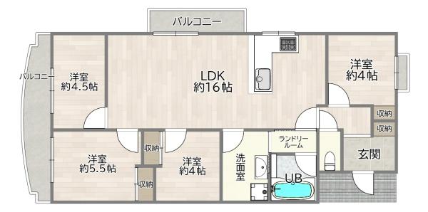 クローバーハイツ森小路二号棟
