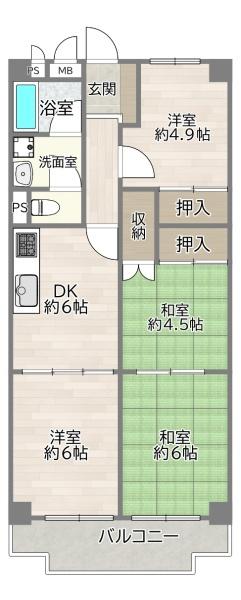 すみれ橋第一コーポ２号棟