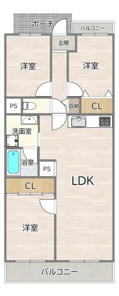 シティハイツ森小路２号棟
