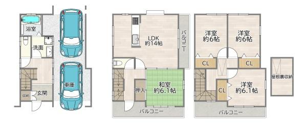 守口市佐太東町２丁目の中古一戸建
