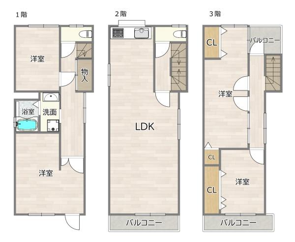 大阪市城東区鴫野西1丁目の中古一戸建