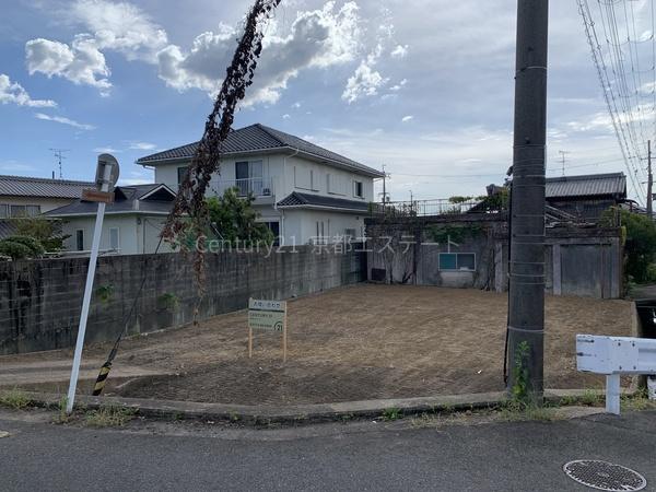 木津川市山城町　土地面積約７４坪　建築条件なしの角地！