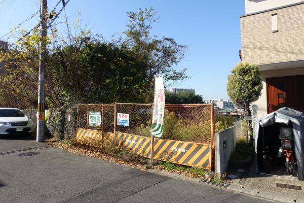 宇治市木幡畑山田　間口6.1東向き　更地