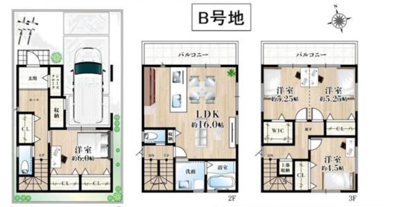 淀の原町新築一戸建　B号棟