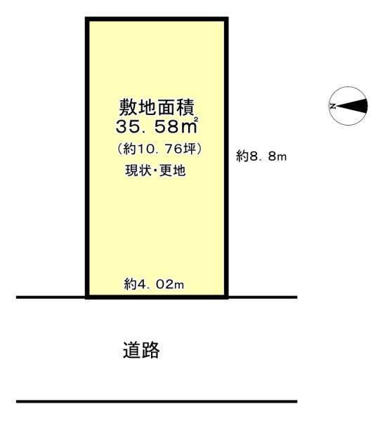 鮎川1丁目建築条件無売土地
