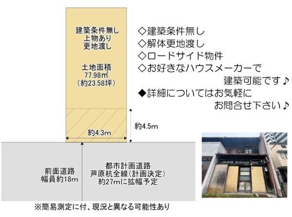 大阪市東住吉区桑津１丁目の売土地