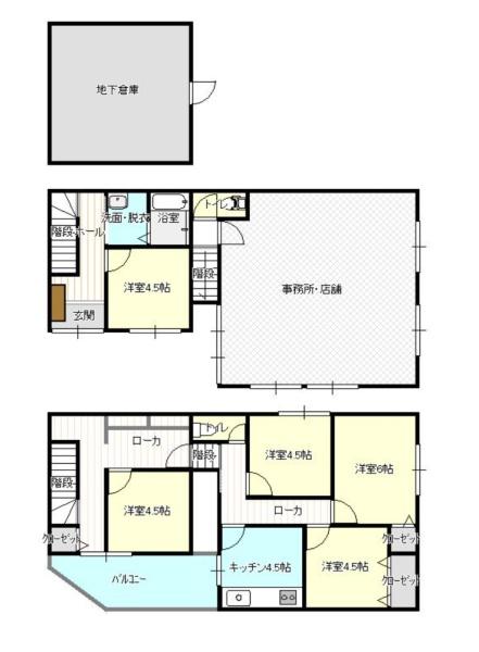 空堀町　店舗付住宅