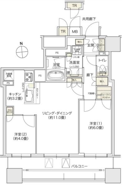 ブランズタワー谷町四丁目