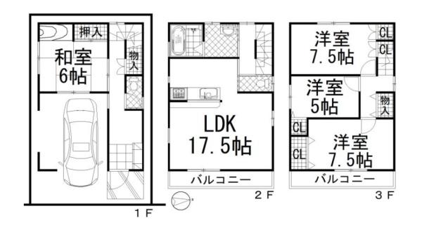 大阪市東住吉区住道矢田３丁目の中古一戸建