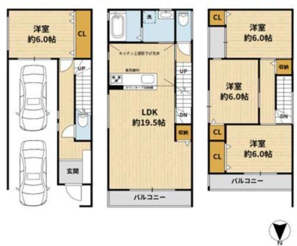 大阪市東住吉区中野４丁目の中古一戸建