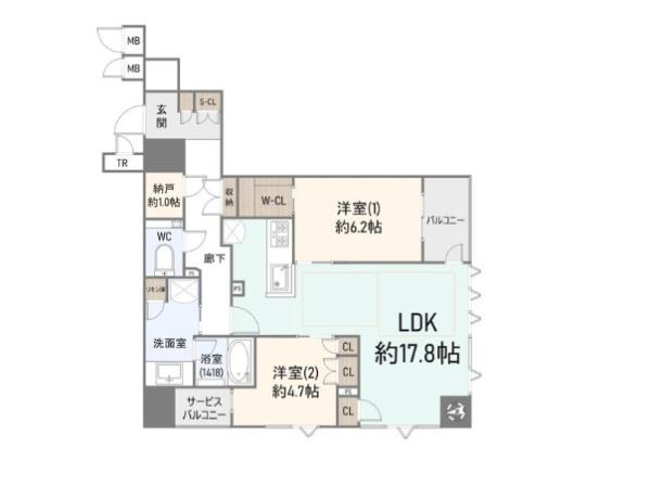 ブランズタワー谷町4丁目