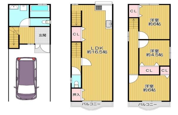 大阪市阿倍野区阿倍野筋５丁目の中古一戸建