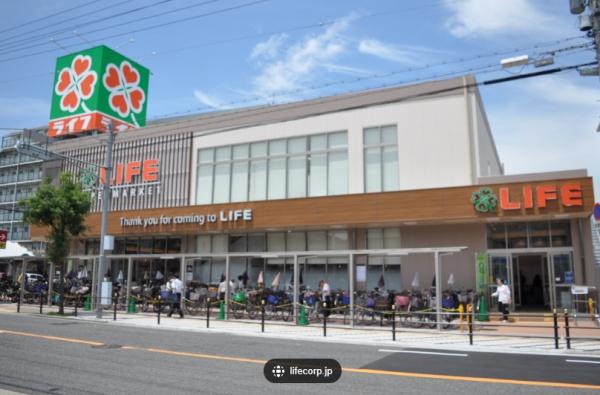 大阪市住吉区万代４丁目の土地(ライフ住吉店)