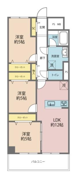 西道頓堀コーポ１号棟