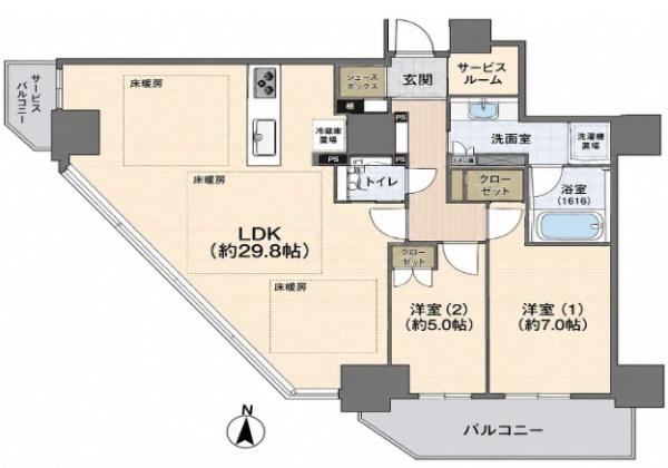 リバーガーデンタワー上町台筆ヶ崎