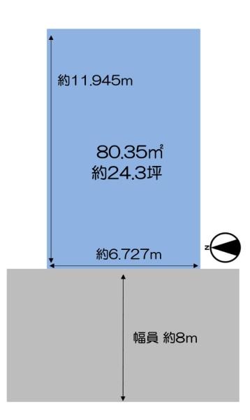 大阪市西成区花園北２丁目の土地