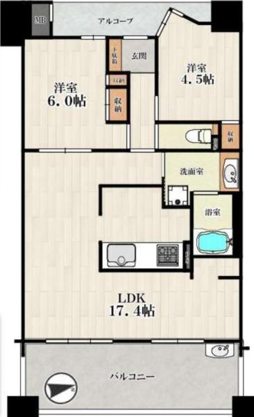アンビエントフレア美章園　11階