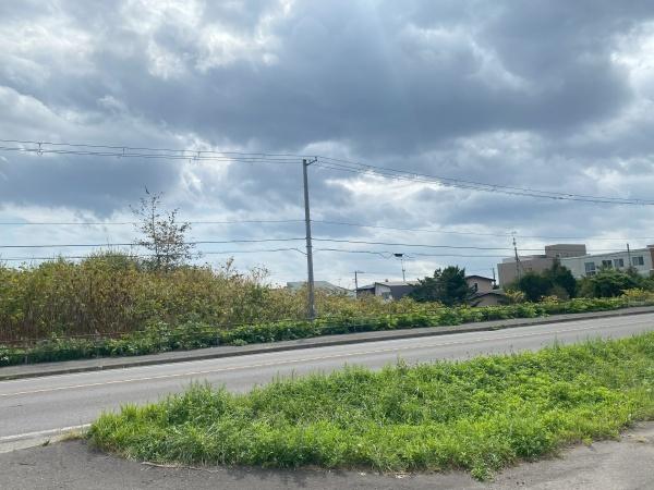 白老萩野国道沿いの383坪