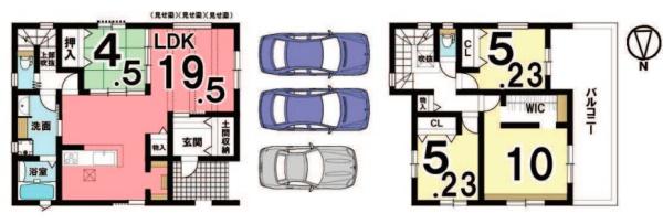 橿原市曲川町3丁目全5区画4号地