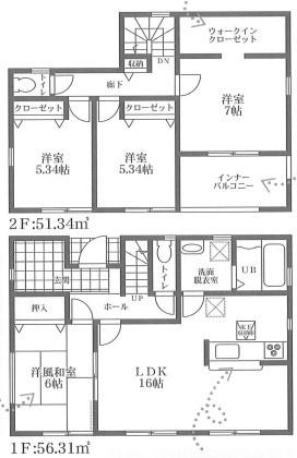 橿原市膳夫町　全5棟5号棟