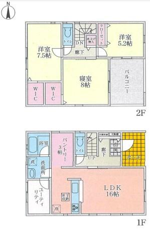 橿原市新口町第2全4棟　3号棟