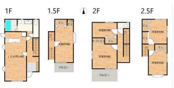 橿原市新口町の中古一戸建て