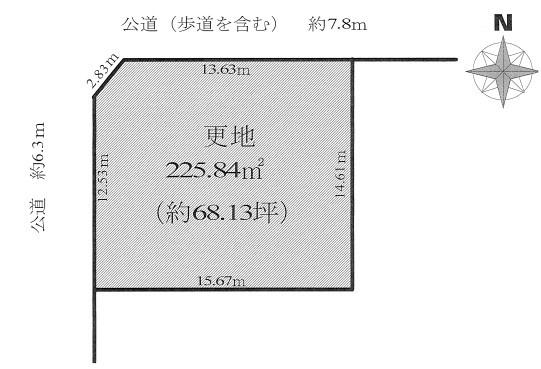 橿原市土橋町　売土地