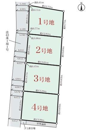 桜井市三輪9期　売土地全4区画4号地