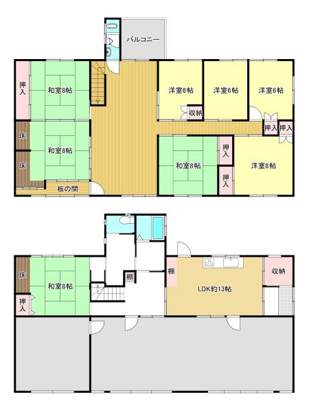 大淀町北六田　店舗付き住宅