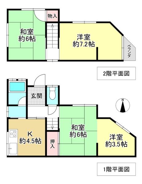 橿原市地黄町の中古一戸建