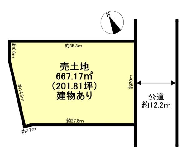 香芝市関屋北5丁目　売り土地