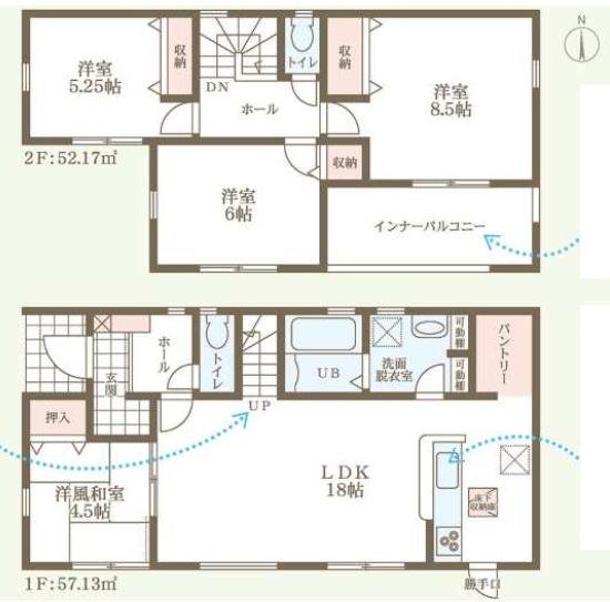 桜井市大豆越7期 全5棟1号棟