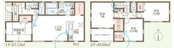 桜井市大豆越7期 全5棟3号棟