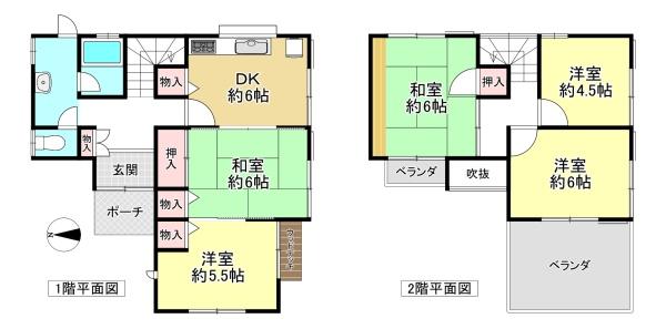生駒郡斑鳩町目安４丁目の中古一戸建て