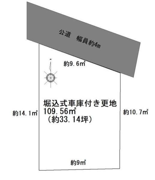 橿原市菖蒲町１丁目の土地