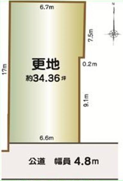 磯城郡田原本町大字三笠の売土地
