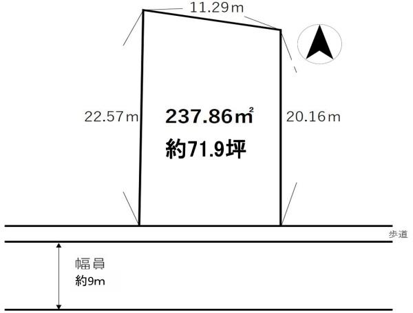 桜井市阿部 売土地