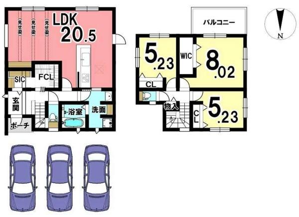 葛城市笛堂　全4区画2号地