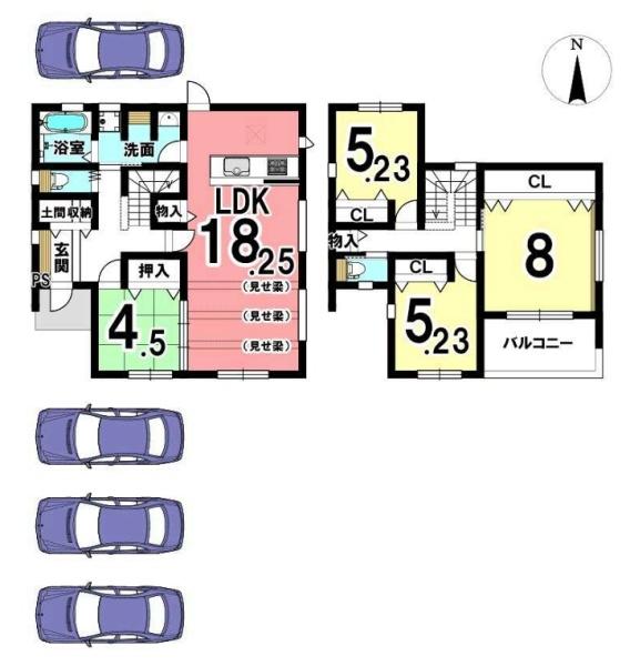 大和高田市西坊城　全5区画3号地