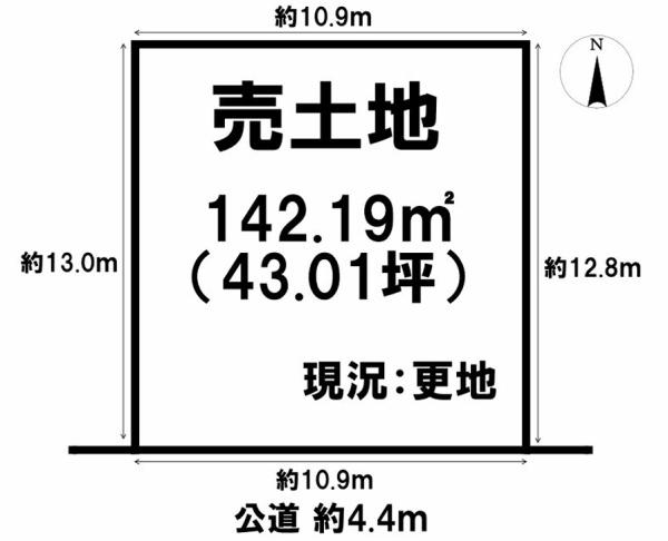 橿原市葛本町　全1区画1号地