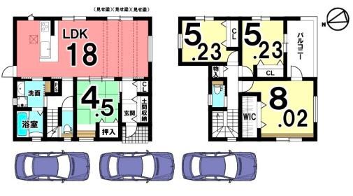 桜井市金屋　全3区画２号地