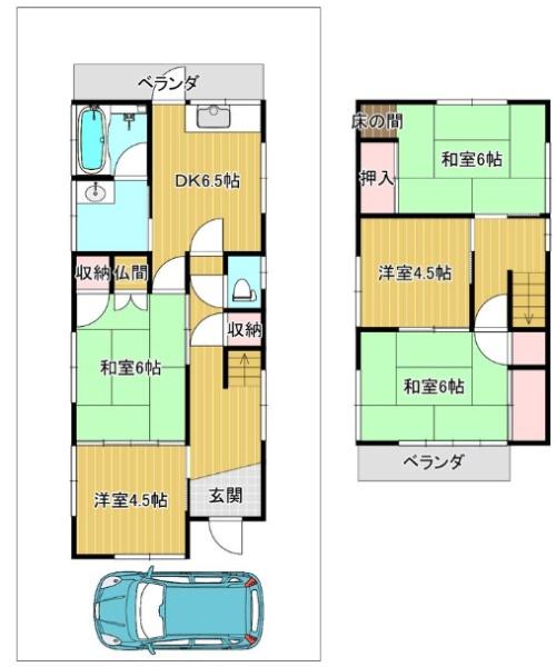 橿原市小槻町 中古戸建