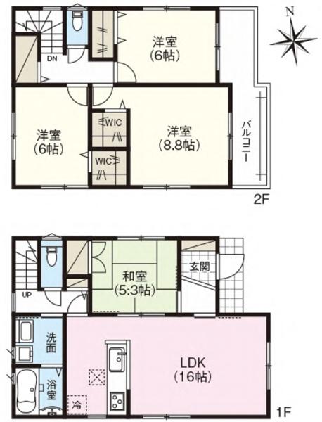 葛城市第6疋田 全4区画3号棟