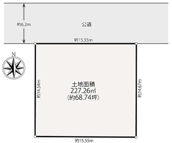 川西町結崎　売土地