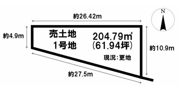 橿原市木原町の土地
