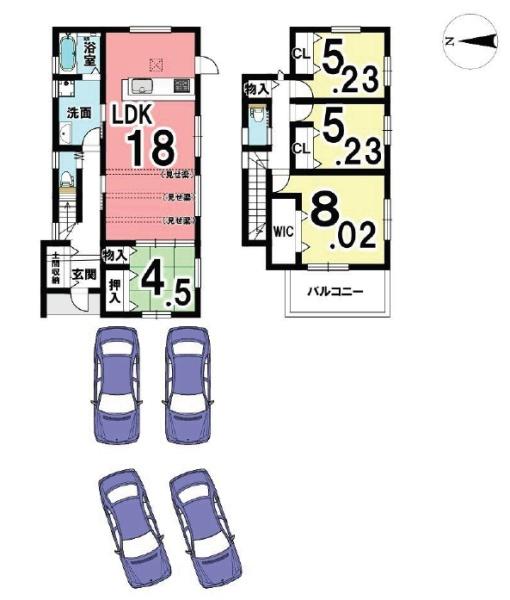 葛城市中戸 全5区画1号地