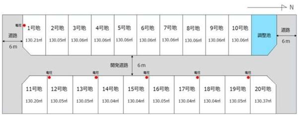 大和高田市市場 全20区画1号地