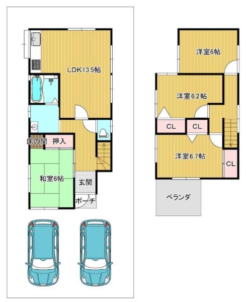 三宅町伴堂　中古戸建