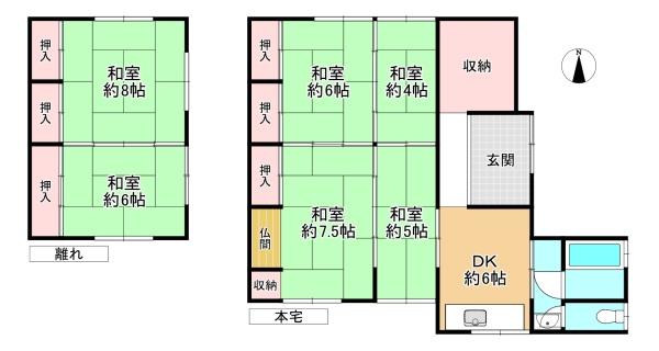 高市郡高取町大字市尾の中古一戸建て