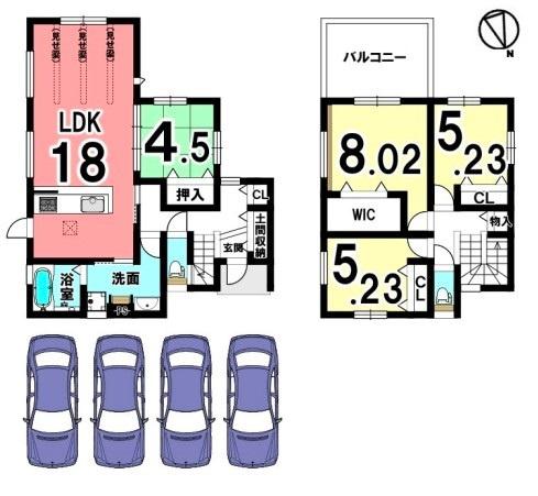 桜井市河西　全4区画　４号地